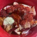 神威の糖質制限食堂's cooksnap of when they made やわらか！鶏むね肉の韓国風甘辛漬け焼き.