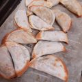 ＊実月＊'s cooksnap of when they made コロッケの具IN餃子皮（餃子コロッケ）.