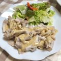 maki_08's cooksnap of when they made ぽんマヨだれの豚しゃぶサラダ.
