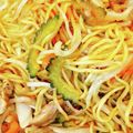 ひなたのねこやなぎ's cooksnap of when they made 苦くない！ゴーヤのスタミナ焼きそば.