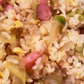 あかりんごmom's cooksnap of when they made 残った冷やご飯でレタスたっぷりチャーハン.