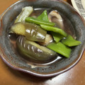 tomtosh's cooksnap of when they made なすとジャンボいんげんの煮びたし.