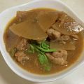 papikun's cooksnap of when they made 大根の豚キムチ味噌煮込み.