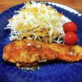YCHキッチン's cooksnap of when they made 黄金比で旨いっ！鮭のマヨ粒マスタード焼き.