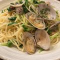 クックA23Z8F☆'s cooksnap of when they made 【夏バテ予防】あさりと豆苗のスパゲッティ.