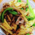 shelly616's cooksnap of when they made ジャガイモとピーマンのザーサイ炒め.