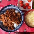 たぁープ〜's cooksnap of when they made 生姜たっぷり肉みそ丼.