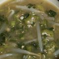 料理スキになってきた's cooksnap of when they made モロヘイヤとオクラのスタミナ冷製味噌汁.