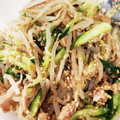 churu's cooksnap of when they made 簡単！美味♪もやしときゅうりのごまナムル.