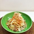 horseland's cooksnap of when they made ごまのサラダそば.