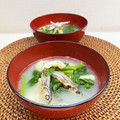 horseland's cooksnap of when they made 簡単！つるむらさきと油揚げの味噌汁.