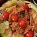 もものすけのまま's cooksnap of when they made ♥簡単ランチ♥ ツナトマトライス.