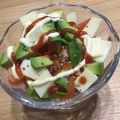 さおりん@料理特訓中's cooksnap of when they made トマトきゅうりアボカドのオーロラサラダ.
