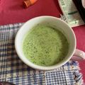 クック49L4Ho☆'s cooksnap of when they made 小松菜の冷製スープ♪.
