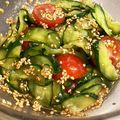 マイコマミー's cooksnap of when they made きゅうりとミニトマトの中華ごまサラダ.