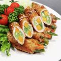 クックUR9L2V☆'s cooksnap of when they made いんげん 人参の 豚肉巻き 照り焼き味で.