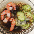 なめこおろし's cooksnap of when they made 超簡単！洗いもずくと胡瓜の麺つゆ酢の物.
