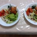 ウンソ９２６'s cooksnap of when they made 夏野菜と鶏むね肉のパワーサラダうどん.