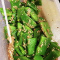ハチ8コロ8's cooksnap of when they made ☆味噌入りモロッコいんげんの胡麻和え☆.