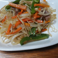 づぃんこ's cooksnap of when they made 簡単給食 もやしのチャプチェ風炒め.