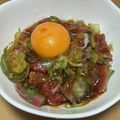 oべべo's cooksnap of when they made ユッケのタレ・肉にも魚にもOKです.