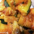 ななみん ママ★★'s cooksnap of when they made 豚バラとかぼちゃのピリ辛炒め.
