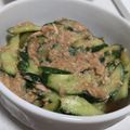 fu♪♪'s cooksnap of when they made きゅうりのごまツナナムル.