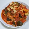 そらのぱぱ's cooksnap of when they made 鶏もも肉とズッキーニのトマト煮.