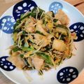 Pappyko's cooksnap of when they made ニラともやしの豚キムチ.