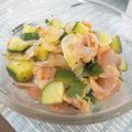 rarararako's cooksnap of when they made ☆サーモンときゅうりのマリネ☆.