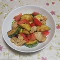くネコまろす's cooksnap of when they made ズッキーニとトマトのデリ風マリネ.