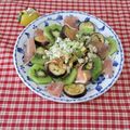 みかかめ's cooksnap of when they made ☆キウイと茄子とハムのカルパッチョ風☆.