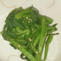 ちゃちゅ2's cooksnap of when they made レンジで簡単！春菊のおひたし.