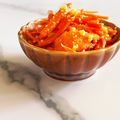 E吉☆'s cooksnap of when they made 節約一品*人参のおかかチーズ醤油和え*.