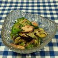 クックWZ3WQY☆'s cooksnap of when they made 茄子と鯖缶のさっぱりサラダ.