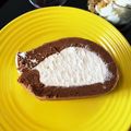 吉つま's cooksnap of when they made ふわふわ濃厚「外巻きココアロールケーキ」.