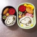 Chaaa_room's cooksnap of when they made キャラ弁☆スヌーピーとチャーリーブラウン.