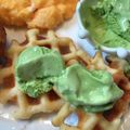 こつゆ514's cooksnap of when they made ～お家カフェ～カフェ風なワッフル盛り付け.