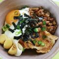 ぽぽぺっぺ's cooksnap of when they made 豚味噌×カリカリ焼き納豆のスタミナ丼.