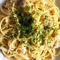 かせぃじん's cooksnap of when they made エビのわさびパスタ.
