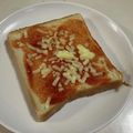 papikun's cooksnap of when they made 簡単☆ピザトースト.