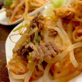 MULA's cooksnap of when they made 簡単！合挽き肉とニラもやしのキムチ炒め.