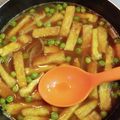 yama_miu's cooksnap of when they made 簡単☆フライパンひとつできつねカレー丼.