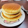 ろうや's cooksnap of when they made おからパウダー入り★おからホットケーキ.