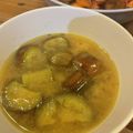 ばーふばり's cooksnap of when they made なすとサバ缶のカレーみそスープ.