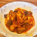 ばーふばり's cooksnap of when they made イカと茄子のトマト煮.