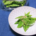 かおりかざり's cooksnap of when they made モロッコいんげんのナムル　作り置きにも！.