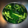 torocheese's cooksnap of when they made きゅうりの顆粒こんぶだし浅漬け.