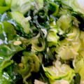 ネコのみさき's cooksnap of when they made しらすときゅうりとわかめの酢の物.