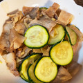 クックYJ4V6Y☆'s cooksnap of when they made ズッキーニと豚肉のみょうが炒め.